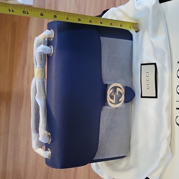 NWT Large Women’s Gucci Interlocking G Leather Bag - Picture 11 of 16